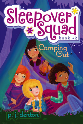 Camping Out (Sleepover Squad) book cover by P. J.  Denton