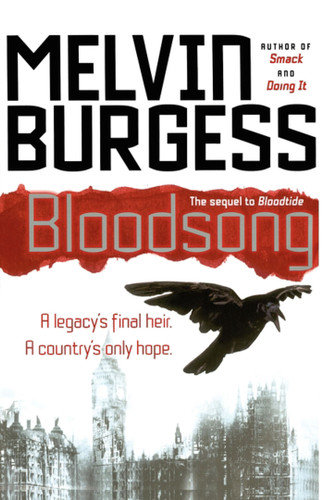 Bloodsong book cover by Melvin Burgess