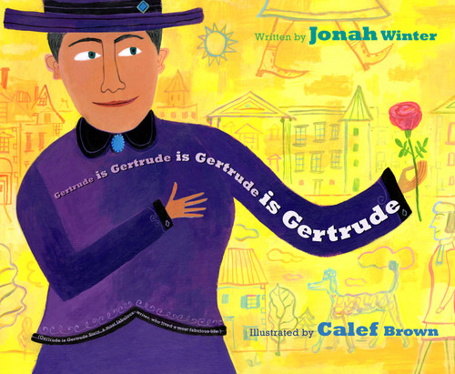 Gertrude is Gertrude is Gertrude is Gertrude book cover by Jonah Winter