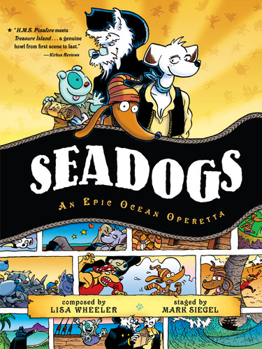 Seadogs: An Epic Ocean Operetta book cover by Lisa Wheeler