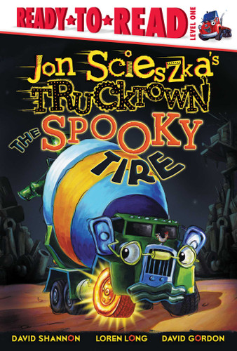 The Spooky Tire: Ready-to-Read Level 1 (Jon Scieszka's Trucktown) book cover by Jon Scieszka
