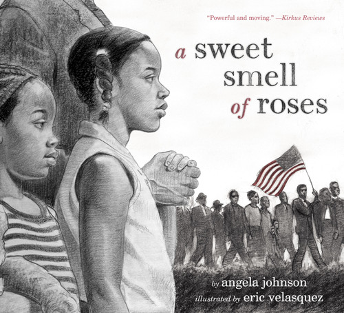 A Sweet Smell of Roses book cover by Angela Johnson