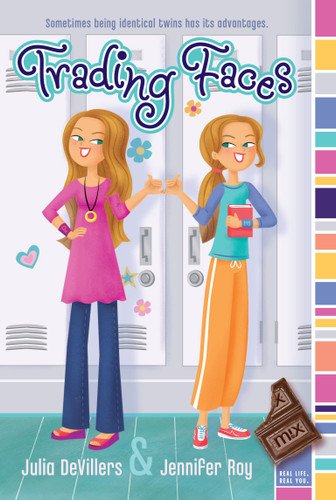 Trading Faces (mix) book cover by Julia DeVillers, Jennifer Roy
