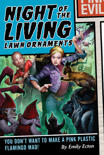 Night of the Living Lawn Ornaments book cover by Emily Ecton