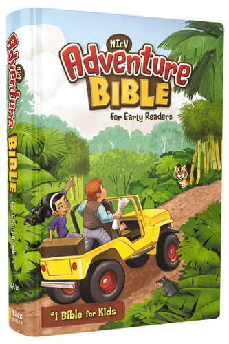 NIrV, Adventure Bible for Early Readers, Hardcover, Full Color (Adventure Bible) book cover by Zondervan
