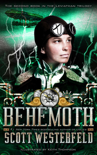 Behemoth (The Leviathan Trilogy) book cover by Scott Westerfeld