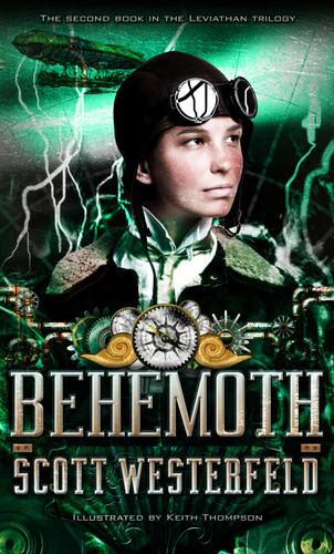 Behemoth (The Leviathan Trilogy) book cover by Scott Westerfeld