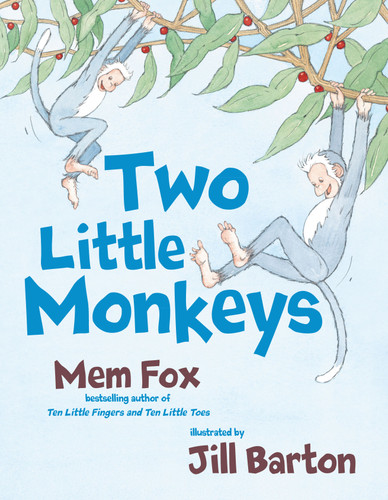 Two Little Monkeys book cover by Mem Fox