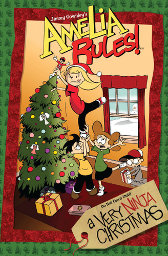 A Very Ninja Christmas (Amelia Rules!) book cover by Jimmy Gownley