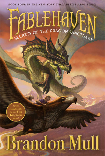 Secrets of the Dragon Sanctuary (Fablehaven) book cover by Brandon Mull