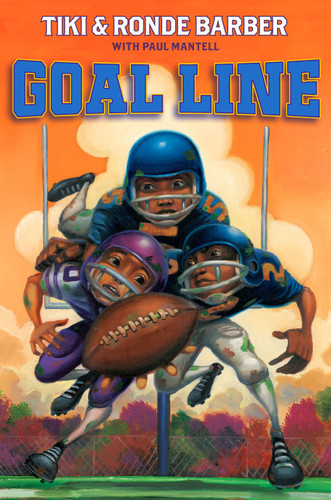 Goal Line (Barber Game Time Books) book cover by Tiki Barber, Ronde Barber