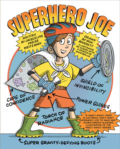 Superhero Joe book cover by Jacqueline Preiss Weitzman