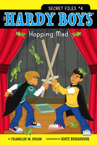 Hopping Mad (Hardy Boys: The Secret Files) book cover by Franklin W. Dixon