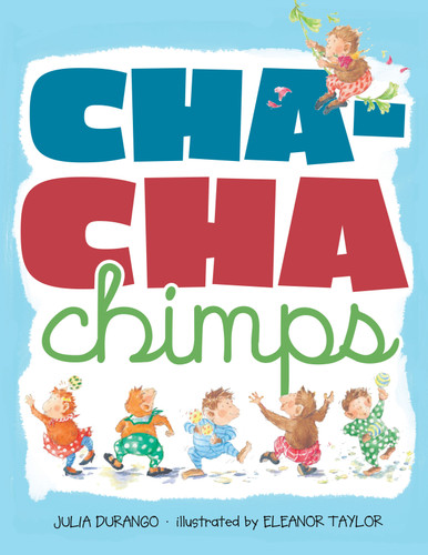 Cha-Cha Chimps book cover by Julia Durango
