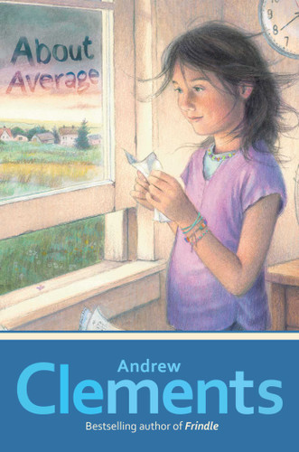 About Average book cover by Andrew Clements