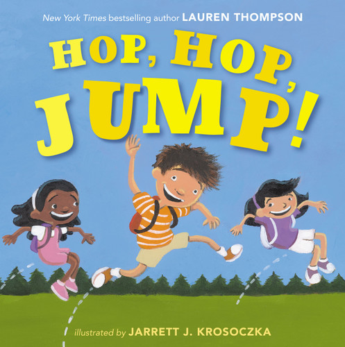 Hop, Hop, Jump! book cover by Lauren Thompson
