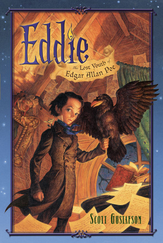 Eddie: The Lost Youth of Edgar Allan Poe book cover by Scott Gustafson