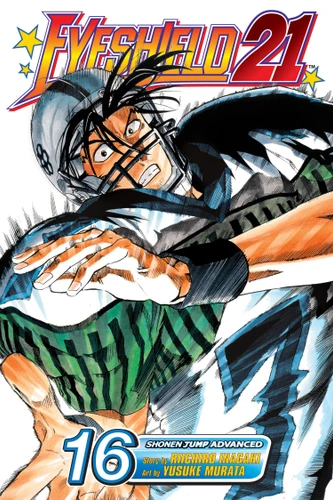 Eyeshield 21, Vol. 16: Dawn of the Time-Out (Eyeshield 21) book cover by Riichiro Inagaki
