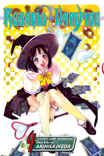 Rosario+Vampire, Vol. 4 (Rosario+Vampire) book cover by Akihisa Ikeda