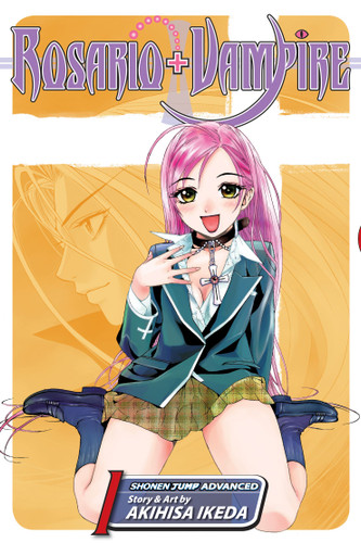 Rosario+Vampire, Vol. 1: Lesson One: Vampires (Rosario+Vampire) book cover by Akihisa Ikeda