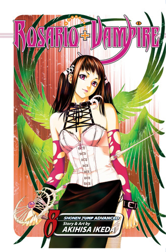 Rosario+Vampire, Vol. 8: Lesson Eight: Shikigami (Rosario+Vampire) book cover by Akihisa Ikeda