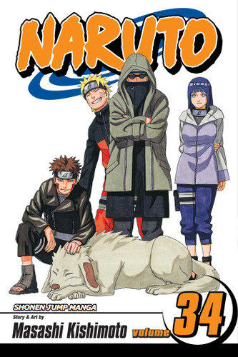 Naruto, Vol. 34: The Reunion (Naruto) book cover by Masashi Kishimoto