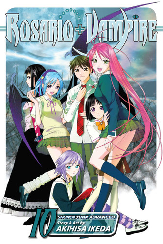 Rosario+Vampire, Vol. 10 (Rosario+Vampire) book cover by Akihisa Ikeda