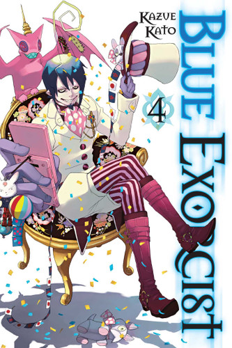 Blue Exorcist, Vol. 4 (Blue Exorcist) book cover by Kazue Kato