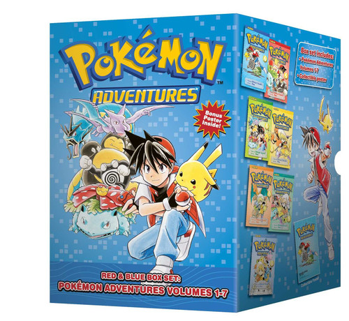 Pokémon Adventures Red & Blue Box Set (Set Includes Vols. 1-7) (Pokémon Manga Box Sets) book cover by Hidenori Kusaka