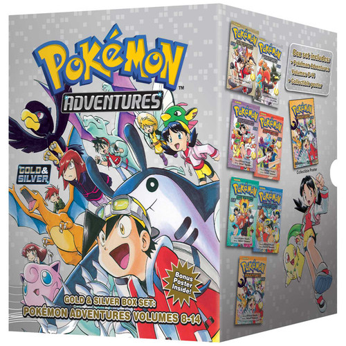 Pokémon Adventures Gold & Silver Box Set (Set Includes Vols. 8-14) (Pokémon Manga Box Sets) book cover by Hidenori Kusaka