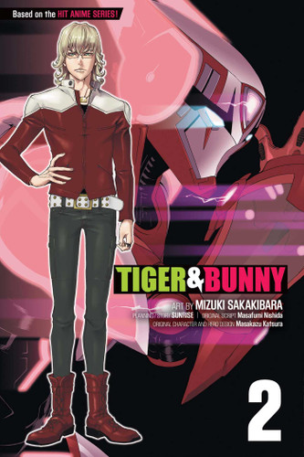 Tiger & Bunny, Vol. 2 (Tiger & Bunny) book cover by Production: Sunrise, Masafumi Nishida