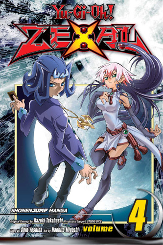 Yu-Gi-Oh! Zexal, Vol. 4 (Yu-Gi-Oh! ZeXal) book cover by Kazuki Takahashi, Studio Dice, Shin Yoshida