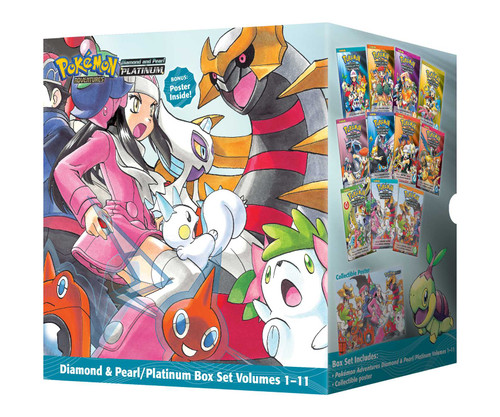 Pokémon Adventures Diamond & Pearl / Platinum Box Set: Includes Volumes 1-11 (Pokémon Manga Box Sets) book cover by Hidenori Kusaka
