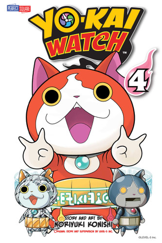 YO-KAI WATCH, Vol. 4 (Yo-kai Watch) book cover by Noriyuki Konishi