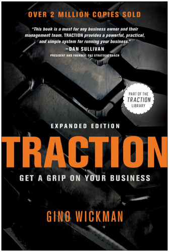 Traction: Get a Grip on Your Business book cover by Gino Wickman
