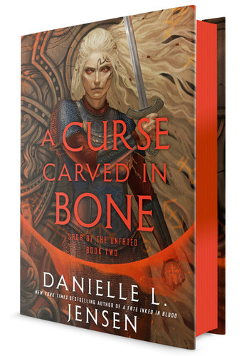 A Curse Carved in Bone: Book Two of the Saga of the Unfated (Saga of the Unfated) book cover by Danielle L. Jensen