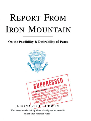Report From Iron Mountain book cover by Leonard C. Lewin