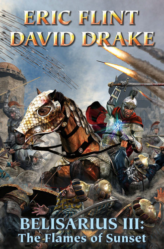 Belisarius III: The Flames of Sunset (Belisarius) book cover by Eric Flint, David Drake