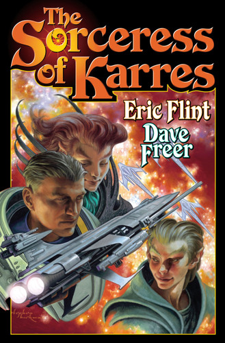 The Sorceress of Karres book cover by Eric Flint, Dave Freer