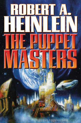 The Puppet Masters book cover by Robert A. Heinlein
