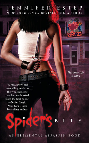 Spider's Bite: An Elemental Assassin Book (Elemental Assassin) book cover by Jennifer Estep