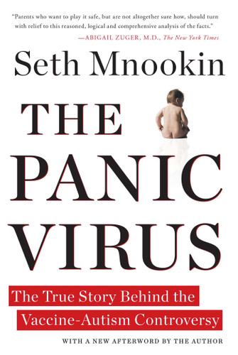 The Panic Virus: The True Story Behind the Vaccine-Autism Controversy book cover by Seth Mnookin