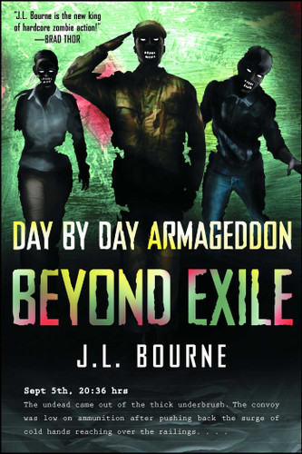 Beyond Exile: Day by Day Armageddon book cover by J. L. Bourne