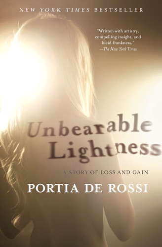Unbearable Lightness: A Story of Loss and Gain book cover by Portia de Rossi