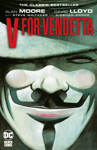 V for Vendetta book cover by Alan Moore