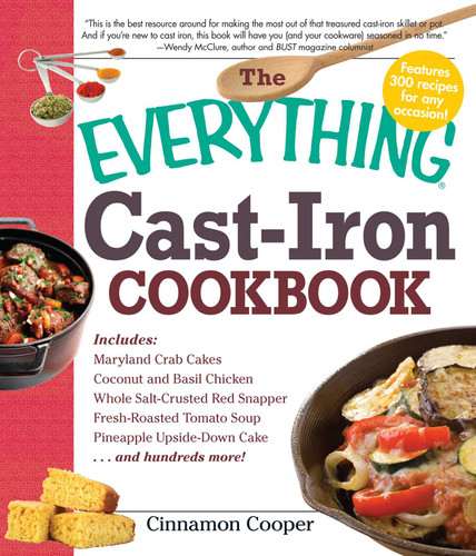 The Everything Cast-Iron Cookbook (Everything® Series) book cover by Cinnamon Cooper