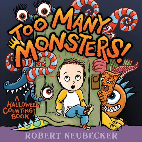 Too Many Monsters!: A Halloween Counting Book book cover by Robert Neubecker