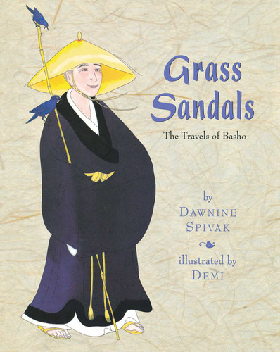 Grass Sandals: The Travels of Basho book cover by Dawnine Spivak