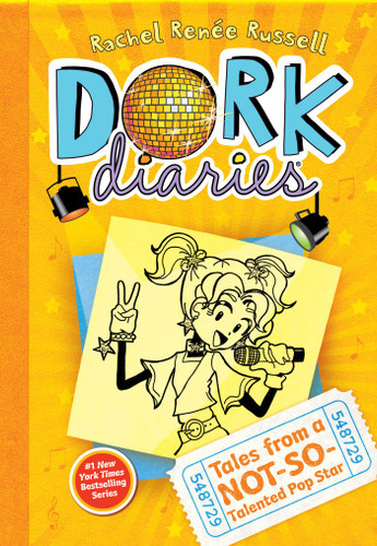 Dork Diaries 3: Tales from a Not-So-Talented Pop Star (Dork Diaries) book cover by Rachel Renée Russell