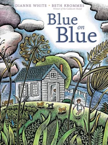 Blue on Blue book cover by Dianne White